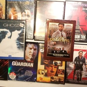 Lot of 10 DVDs Various Action Adventures Drama History Story of Courage Movies